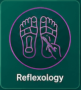 Reflexology therapy at Vedamrita Ayurveda